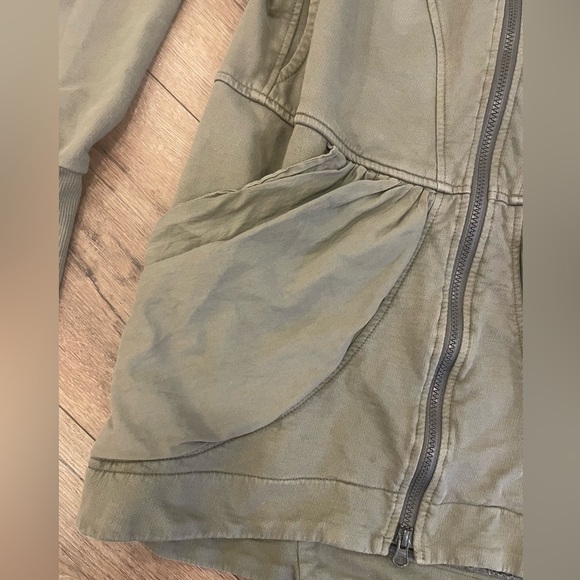 Prairie Underground Guinevere light green Long Hoodie Organic cotton - Picture 3 of 14